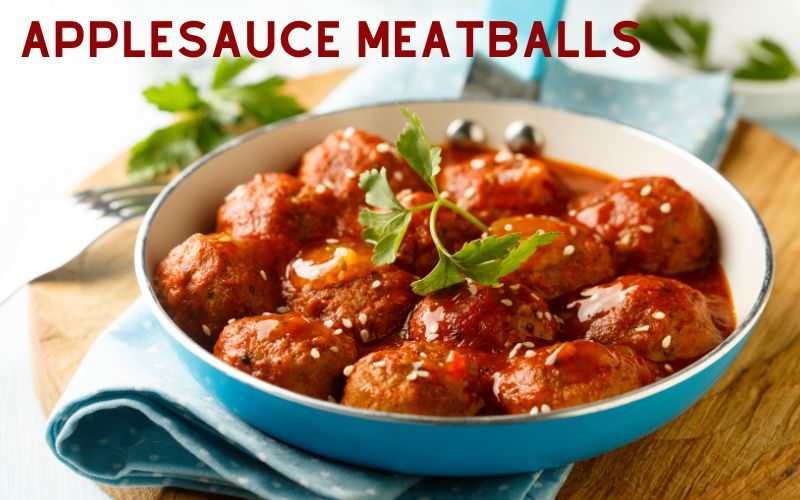 Applesauce Meatballs Recipe kitchscience