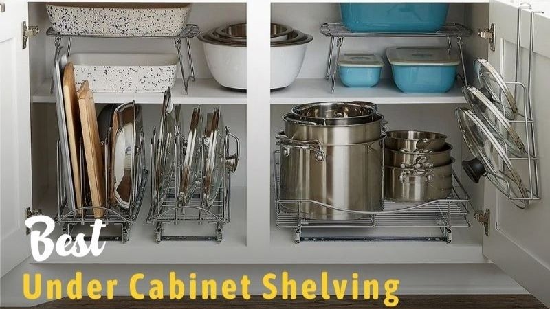 Surpahs 2 Tier Under Sink Expandable Shelf Organizer, Storage Rack (Silver)