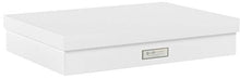 Load image into Gallery viewer, Bigso Sverker Fiberboard Legal/Art Storage Box, 3.3 x 17.1 x 12.2 in, White