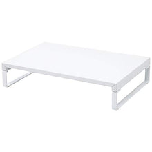 Load image into Gallery viewer, LIHIT LAB Desktop Stand, 9.8 x 15.4 x 3.1 inches, White (A7330-0)