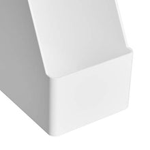 Load image into Gallery viewer, Amazon Basics Plastic Desk Organizer - Magazine Rack, White, 2-Pack