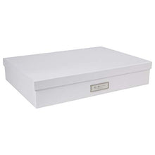 Load image into Gallery viewer, Bigso Sverker Fiberboard Legal/Art Storage Box, 3.3 x 17.1 x 12.2 in, White