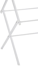 Load image into Gallery viewer, Amazon Basics Foldable Clothes Drying Laundry Rack - White