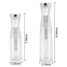 Load image into Gallery viewer, Spray Bottles, 160ml Clear Continuous Sprayer Fine Mist Pressurized Mister With Pump Empty Plastic Refillable Water Squirt Bottle for Salon, Curly Hair, Cleaning, Flower Misting, Garden, Travel