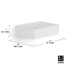 Load image into Gallery viewer, Umbra 325560-660 Showcase Floating Shelves (Set of 3), Gallery Style Display for Small Objects and More, White