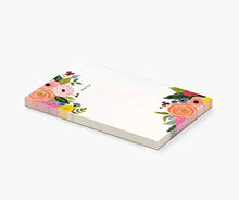 Load image into Gallery viewer, Rifle Paper Co. Juliet Rose Blank Notepad, 75 Tear-Off Pages, Manage Important Tasks, Jot Down a To-Do List, or Leave a Sweet Message with our Illustrated, Tear-Off Notepads