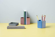 Load image into Gallery viewer, Wit & Delight - Concrete Pencil Holder | Size: 4" x 3.25" | Set of 2 | Blue