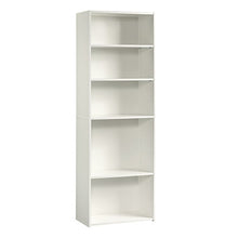 Load image into Gallery viewer, Sauder Beginnings 5-Shelf Bookcase, Soft White finish