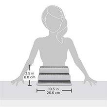 Load image into Gallery viewer, Copco Non-Skid 3-Tier Spice Pantry Kitchen Cabinet Organizer, 10-Inch, Gray 2, 2 Count