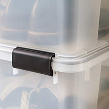 Load image into Gallery viewer, IRIS USA UCB-L WEATHERTIGHT Storage Box, 4 Pack, 41 Qt. (4-Pack), Clear
