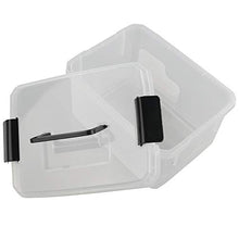 Load image into Gallery viewer, Nicesh 4.5 L Plastic Storage Box, Clear Latch Box, 4-Pack
