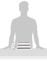 Load image into Gallery viewer, Copco 2555-0189 Non-Skid 3-Tier Spice Pantry Kitchen Cabinet Organizer, 10-Inch, White/Gray
