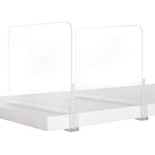 Load image into Gallery viewer, Richards Homewares Acrylic Closet Shelf Divider and Separator for Storage and Organization in Bedroom, Bathroom, Kitchen and Office Shelve, Set of 2