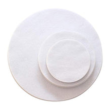Load image into Gallery viewer, HomeRoots Soft White Felt Plate Dividers 12-10", 24-6", 12-4.5" Set of 48 White dish separator pads