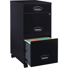 Load image into Gallery viewer, Lorell SOHO Mobile Cabinet, Black