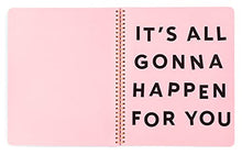 Load image into Gallery viewer, ban.do Blue/Pink Floral Rough Draft Large Spiral Notebook, 11" x 9" with Pockets and 160 College Ruled Pages, Rose Parade