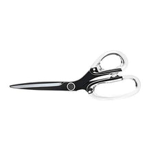 Load image into Gallery viewer, russell+hazel Acrylic Scissors Noire, Clear and Matte Black, 9”