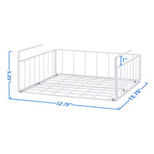 Load image into Gallery viewer, SimpleTrending Under Cabinet Organizer Shelf, 2 Pack Wire Rack Hanging Storage Baskets for Kitchen Pantry, White
