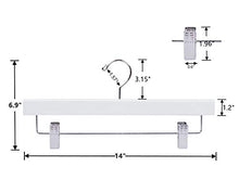 Load image into Gallery viewer, Amber Home Solid White Wooden Pants Skirt Hangers 10 Pack, Bottom Hanger for Slacks Trousers Jeans with 2-Adjustable Clips (White, 10)