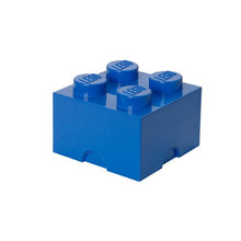 Load image into Gallery viewer, LEGO Blue Storage Box Brick 4 Bright, 4 Knobs