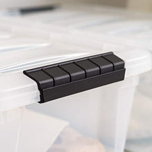 Load image into Gallery viewer, IRIS USA TB Clear Stack & Pull Storage Box, 12 Qt, 6 Count