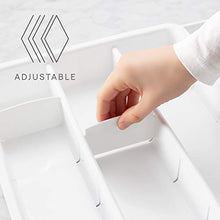 Load image into Gallery viewer, YouCopia DrawerFit Kitchen Tool Drawer Organizer, Fit, White