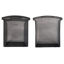 Load image into Gallery viewer, HOMZ Plastic 4 Drawer Medium Cart, Black Frame with Smoke Tint Drawers, Casters Included, Set of 1