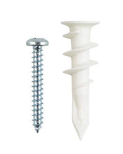 Load image into Gallery viewer, Self Drilling Drywall Plastic Anchors with Screws Kit