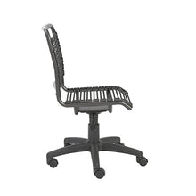 Load image into Gallery viewer, Euro Style Bungie Low Back Adjustable Office Chair, Black Bungies with Graphite Black Frame