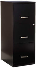 Load image into Gallery viewer, Lorell LLR18573 File Cabinet, 35.5"x14.3"x18", Black