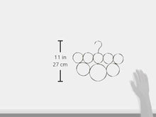 Load image into Gallery viewer, iDesign Classico Metal 8-Loop Scarf Hanger, No Snag Closet Organization Storage Holder for Scarves, Men's Ties, Women's Shawls, Pashminas, Belts, Accessories, Clothes, 13.13" x .5" x 1.25", Chrome