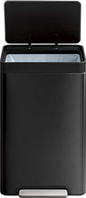 Load image into Gallery viewer, Kohler K-20940-BST 13-Gallon Step Trash Can, Black Stainless,Black Stainless Steel