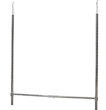 Load image into Gallery viewer, SimpleHouseware Adjustable Closet Hanging Rod, Chrome