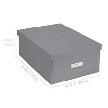 Load image into Gallery viewer, Bigso Katia Storage Box, Gray