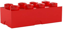 Load image into Gallery viewer, LEGO Red Storage Box Brick 8 Bright