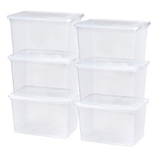 Load image into Gallery viewer, IRIS USA CNL-68 68 Quart Clear Storage Box