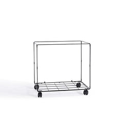 Load image into Gallery viewer, Danya B. Army Canvas Laundry Hamper on Wheels, Canvas Laundry Bag, Laundry Basket with Wheels