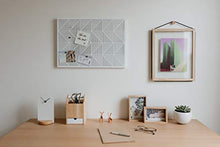 Load image into Gallery viewer, Umbra Trigon, Wall Mounted Bulletin Board, Magnetic Board, and Message Board, White