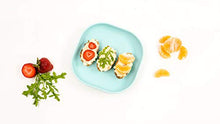Load image into Gallery viewer, BEABA Second Stage Silicone Spoons for Self Feeding Babies, Silicone Suction Plate + Second Stage Ergonomic Baby Cutlery