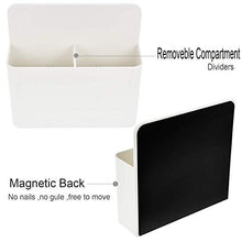 Load image into Gallery viewer, Magnetic Dry Erase Marker Holder, Pen and Eraser Holder for Whiteboard, Magnet Pencil Cup Utility Storage Organizer for Office, Refrigerator, Locker and Metal Cabinets (2 Pack)