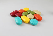 Load image into Gallery viewer, 1PCS Plastic Portable Waterproof Mini Travel Pill Box-Medical Case Vitamin Dispenser Bottle First Aid Holder Container(Color Random) (Rectangle Shape-6 Grids)