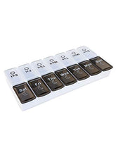 Load image into Gallery viewer, Large Weekly Pill Organizer 2 Times a Day Extra Jumbo 7 Day Pill Box Am Pm Pill Cases Boxes for Vitamin/Fish Oil/Pills/Supplements Medication Dispenser 14 Compartments