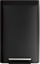 Load image into Gallery viewer, Kohler K-20940-BST 13-Gallon Step Trash Can, Black Stainless,Black Stainless Steel