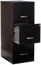 Load image into Gallery viewer, Lorell LLR18573 File Cabinet, 35.5"x14.3"x18", Black