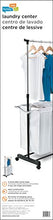 Load image into Gallery viewer, Honey-Can-Do Rolling Laundry Cart with Hanging Bar