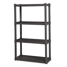 Load image into Gallery viewer, Sterilite 01643V01 4 Shelf Unit, Flat Gray Shelves & Legs, 1-Pack