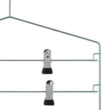Load image into Gallery viewer, Organize It All Chrome 4 Tier Swing Arm Slack Closet Hanger