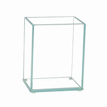 Load image into Gallery viewer, Royal Imports Flower Glass Vase Decorative Centerpiece for Home or Wedding Flat Rectangle Plate Glass, 4" W x 5" H, Clear