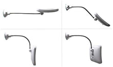 Load image into Gallery viewer, JiBen Square Flexible Gooseneck LED Lighted 10X Magnifying Makeup Mirror, Power Locking Suction Cup, Bright Diffused Light, 360 Degree Swivel, Portable Cordless Travel and Home Bathroom Vanity Mirror