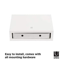 Load image into Gallery viewer, Umbra 325560-660 Showcase Floating Shelves (Set of 3), Gallery Style Display for Small Objects and More, White